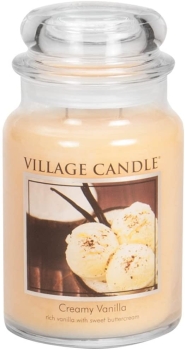 Village Candle Creamy Vanilla 602 g - 2 Docht